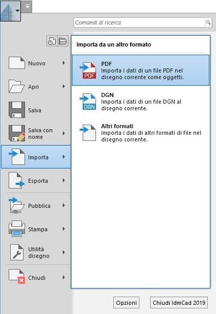 Importazioni PDF